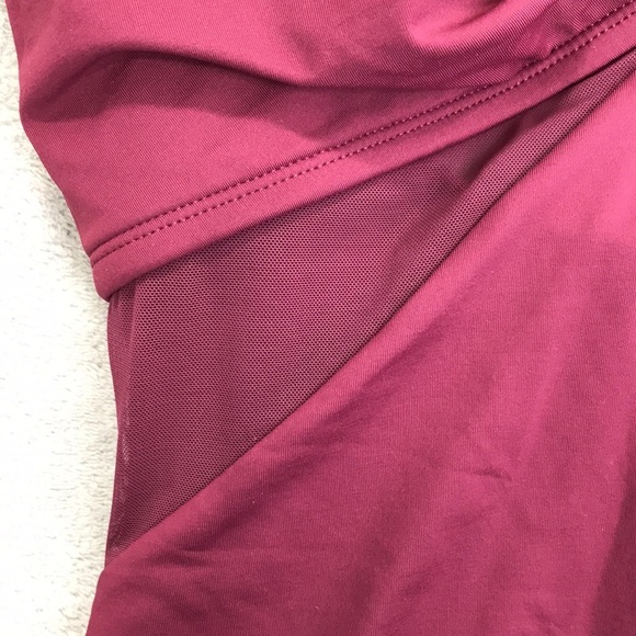 Bleu Rod Beattie Don't Mesh With Me Tie Halter One Piece Pomagranite   New - Picture 2 of 7